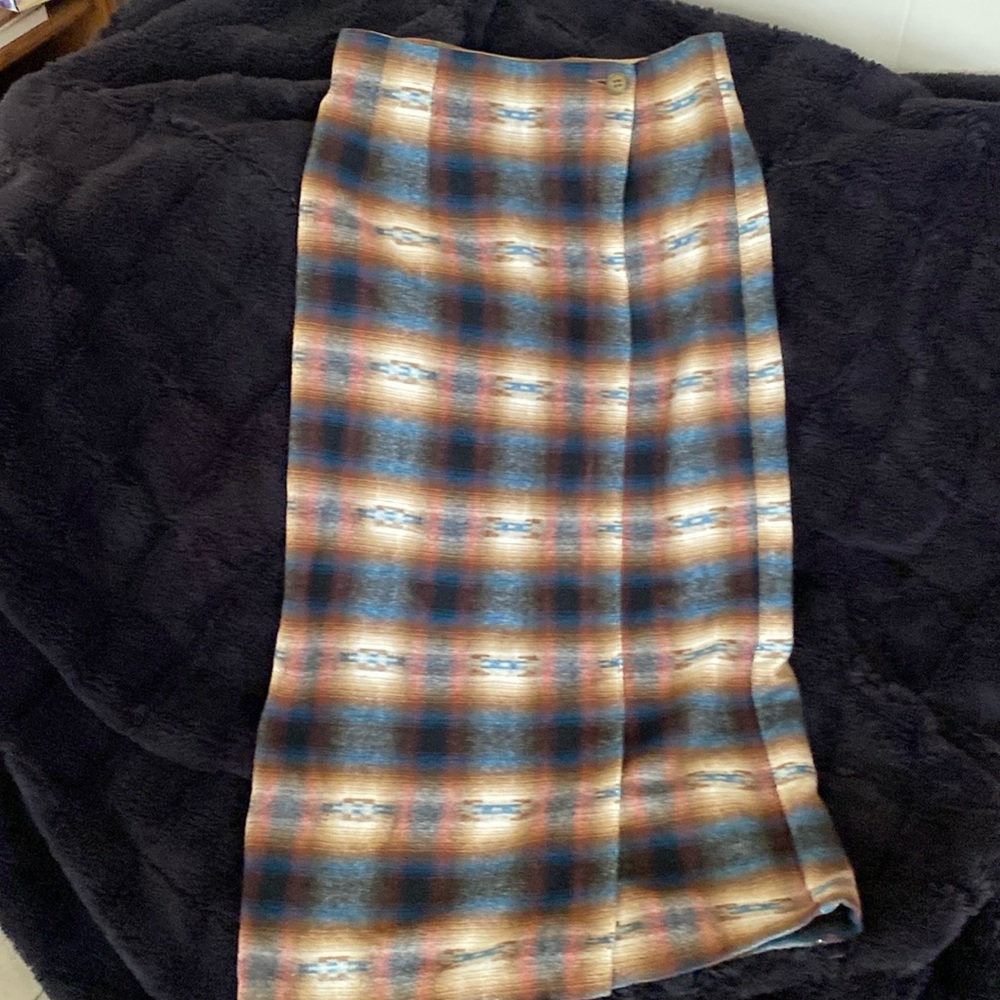 Wool blend NO. 4 Exp Jeans maxi skirt 9